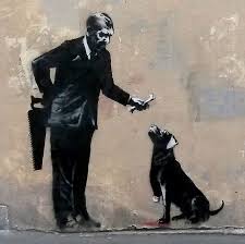 Man with Dog, Banksy
